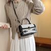 Today's popular bags, women's bags, fashion locks, shoulder handbags, foreign style color matching messenger small square bags