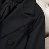 Schmal geschnittene Taille Frühling Herbst Blazer Zweireihig High-End Lässige Damenjacke