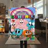 Gumball-Print Flanelldecke, Hohe Qualität, Bequem für alle Jahreszeiten, Heimdekoration, Wärme und Komfort