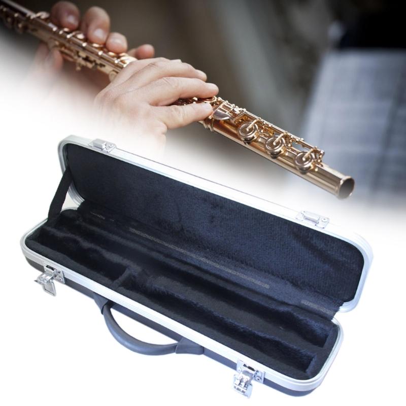 Plastic Flute Bag Portable 16 Hole Flute Carrying Bag Dustproof Flute Case Handbag Musical Instrument Accessories