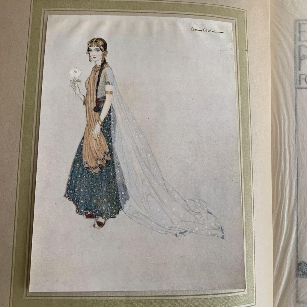 [USED] 1915 Dulac Rare and Beautiful Antique Book, Western Book, Picture Book, Art Book, Children's Book