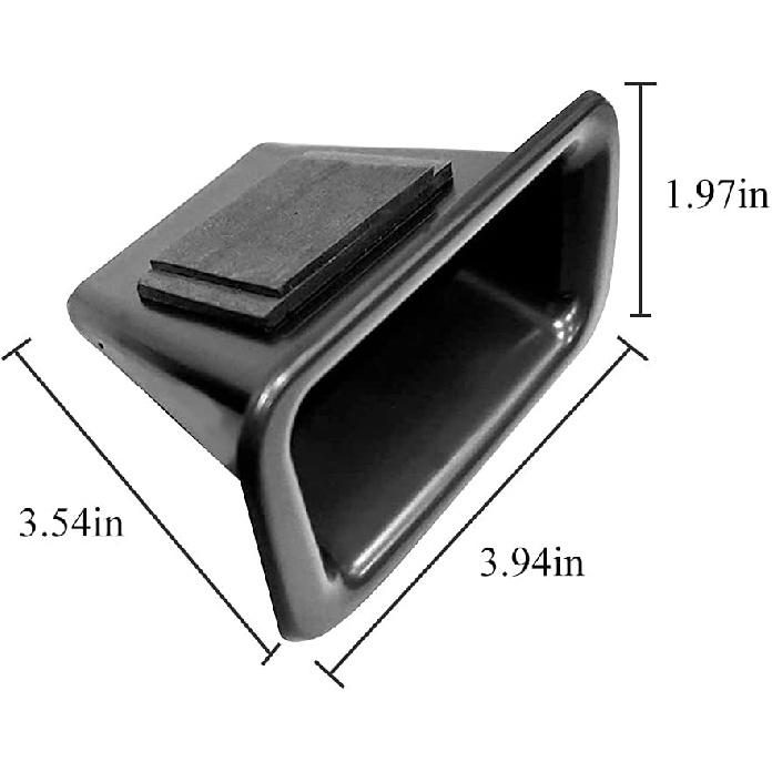 Vesul Front Row Door Organizer Compatible With Ford Explorer 2011 2012 2013 2014 2015 Armrest Storage Tray Phone Container Handle Pocket ABS Tray Ert