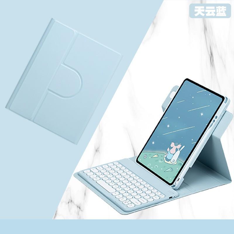 IPad 10th Gen 10.2 Inch Acrylic Case With Pen Slot Magnetic Keyboard Folio Stand TPU Cover 10.9 Air 4 5 Pro 11