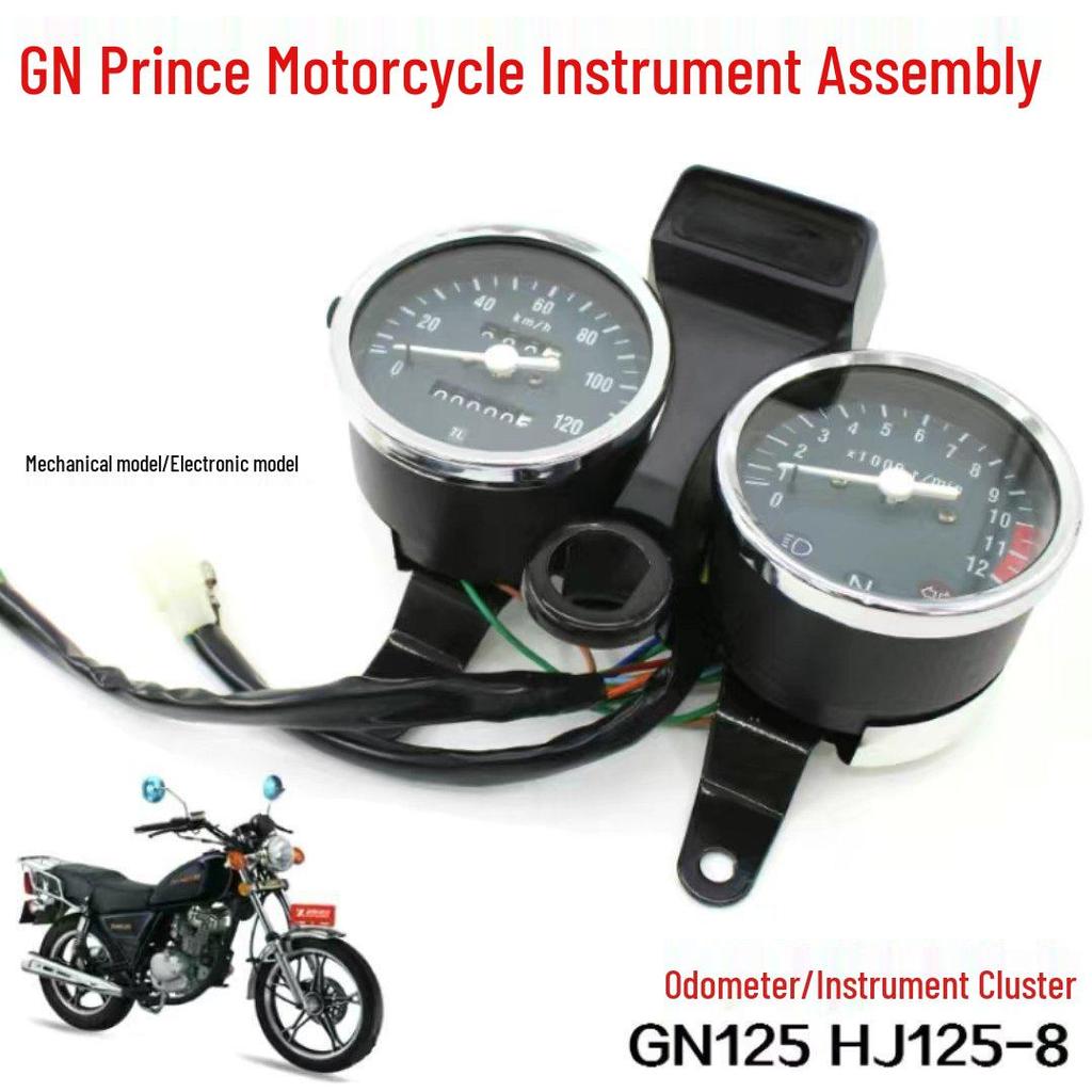 Otáčkoměr a tachometr pro motocykl GN125, montážní příslušenství