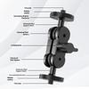 MPR-003 DSLR Camera Aluminum Alloy Magic Arm Mount 1/4 Screw Interface Flexible Support Bracket
