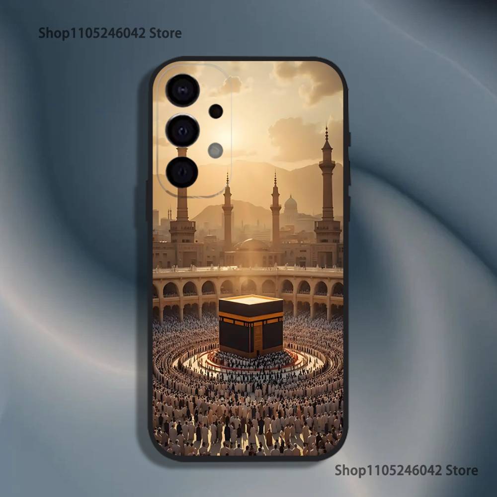

Moslem and kaaba For Samsung Phone Case S26,S25,S24,S21,S22,S23,S30,Ultra,S20,Plus,Fe,Lite,5G Black Cover Samsung S21lite