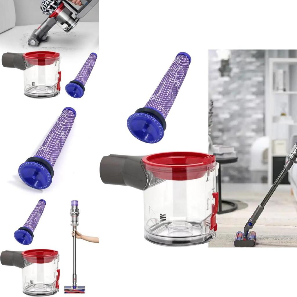 Pour Dyson V7 V8 Sv10 Sv11 Couvercle Inférieur du Bac d'Aspiration Joint Élément Filtrant