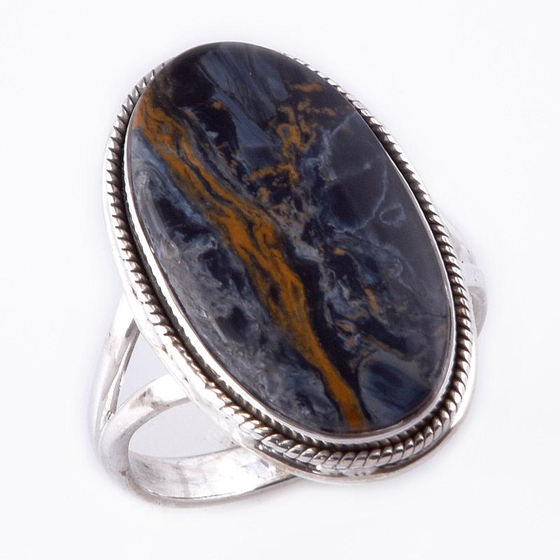 Natural Pietersite Gemstone Handmade 925 Solid Sterling Silver Ring Size 9 v4z83