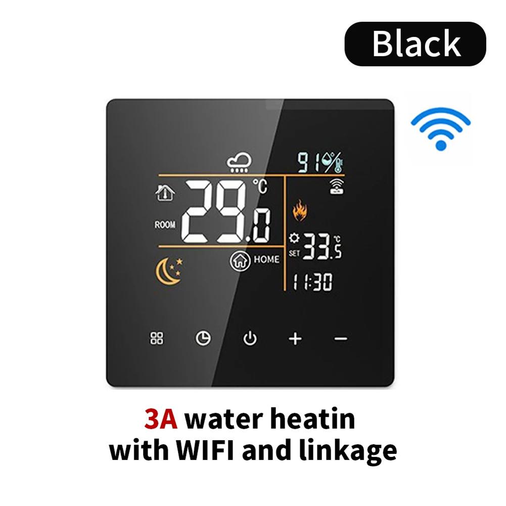 Remote Control Digital Thermostat and Hygrometer for Tuya Smart WiFi System with Anti Freeze and Safety Features