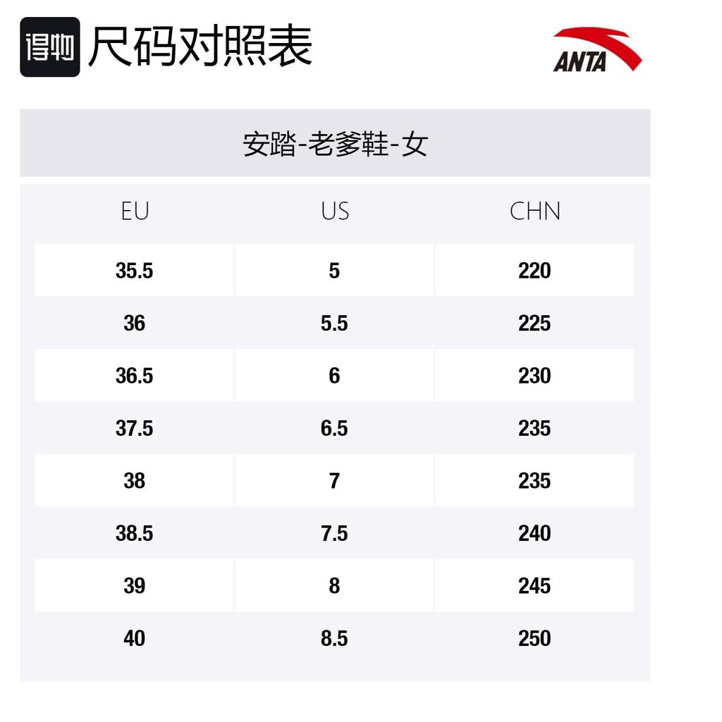 ANTA Chunky Sneakers Women's Low top Ivory White/Shade 1 Gray 122038883-1