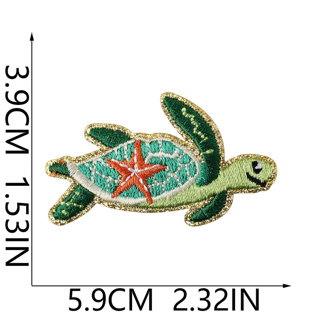 Summer Beach Party Embroidery Cloth Sticker Greet Ironing Zhang Zai Swimsuit Wave Towel Embroidery Patch Sticker
