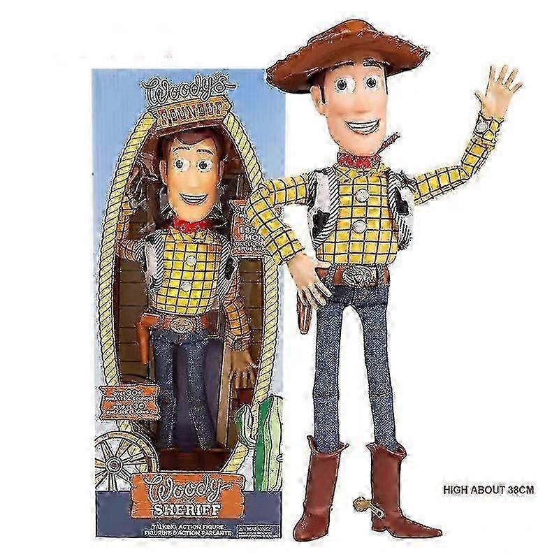 Figura parlante di Woody di Toy Story Disney con 15 frasi classiche