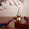 Pure Copper Gourd Car Accessorie Safe Travel Blessing Pendant Auto Rearview Mirror Ornaments Birthday Gift Auto Decoraction