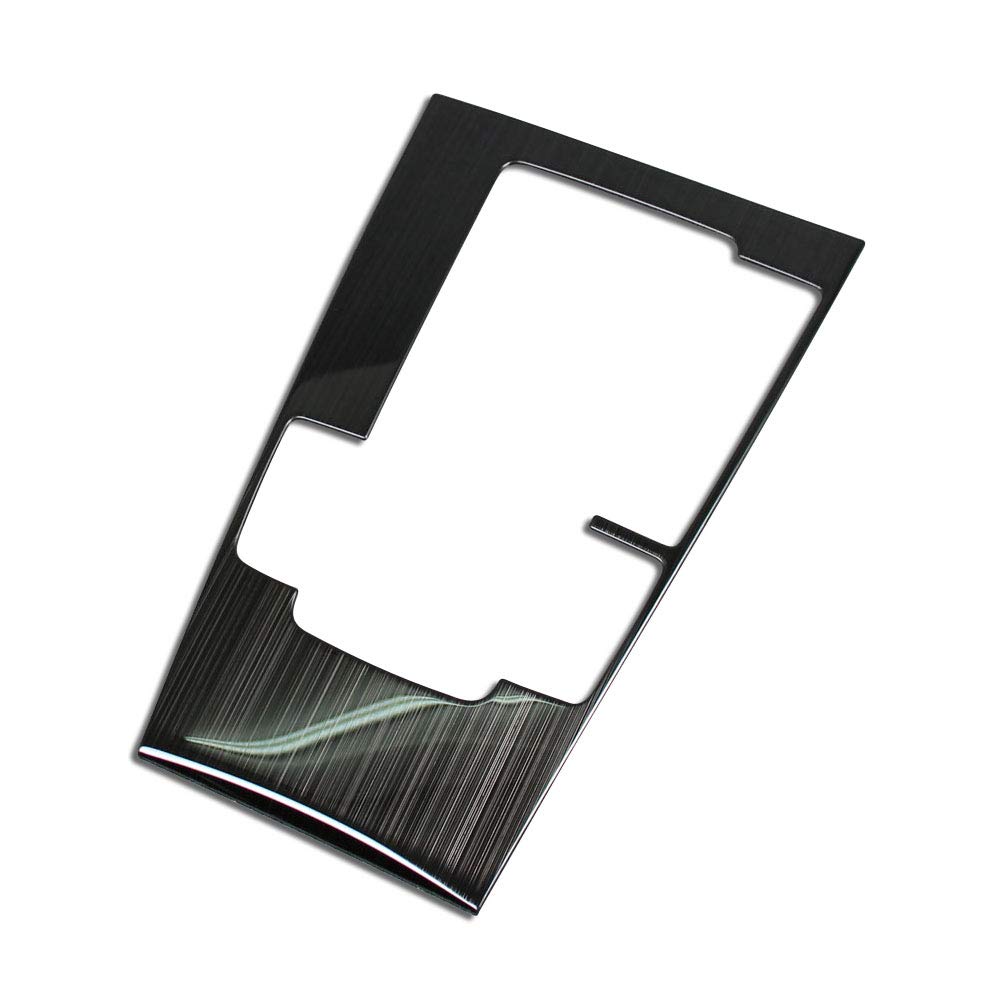 

RUIQ Stainless Steel Gear Shifter Cover Garnish and Multimedia Button Cover Rim for the New Mazda 3 Black Sedan/Fastback (BP Series, 2019.06~) -