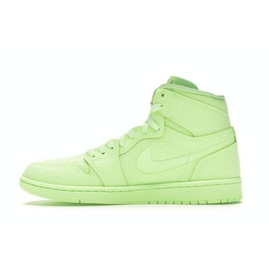 Jordan 1 High Premium Barely Volt 2019 - AH7389-700 Women's Shoes