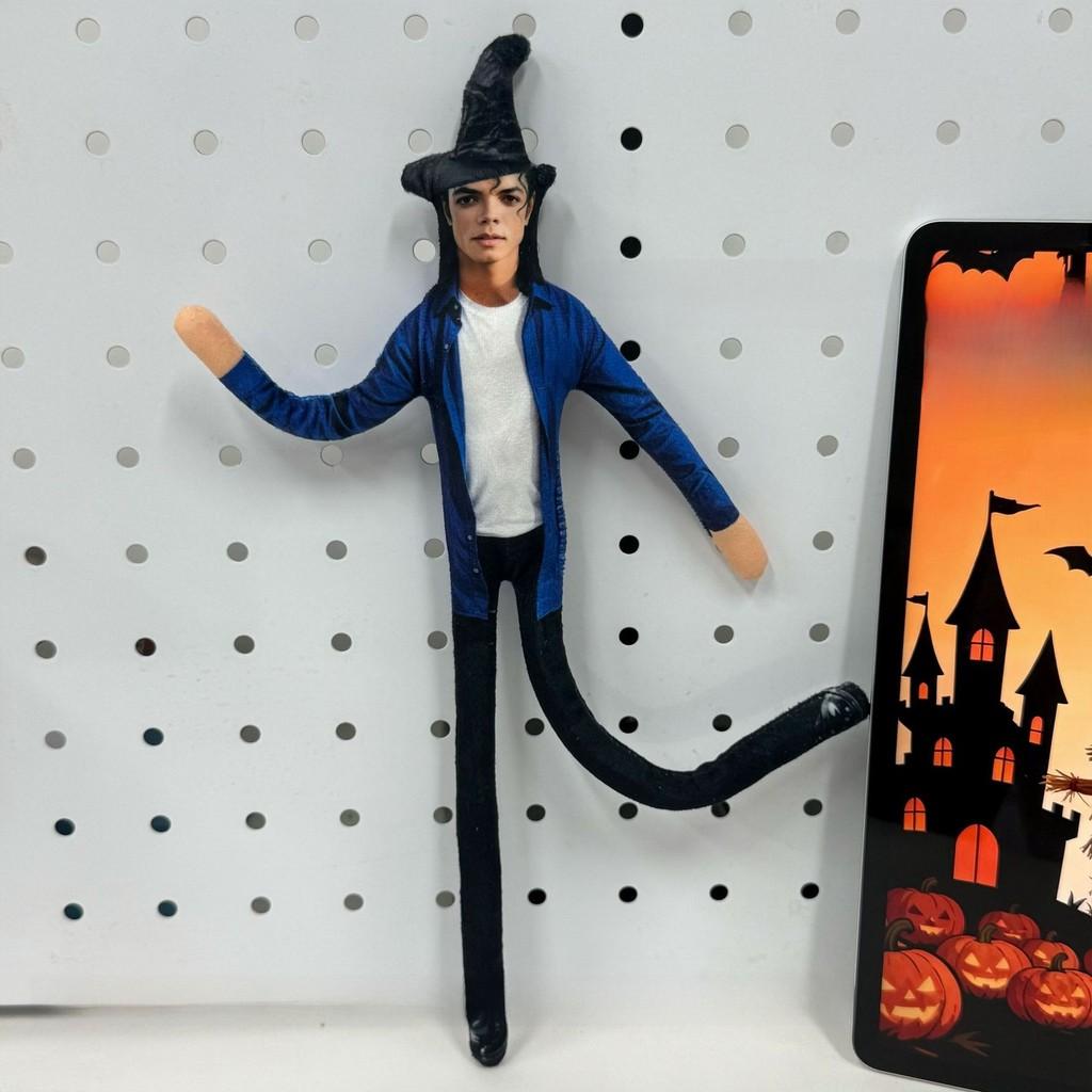 Michael Jackson Halloween Plush Doll With Skeleton Frame For Collectors