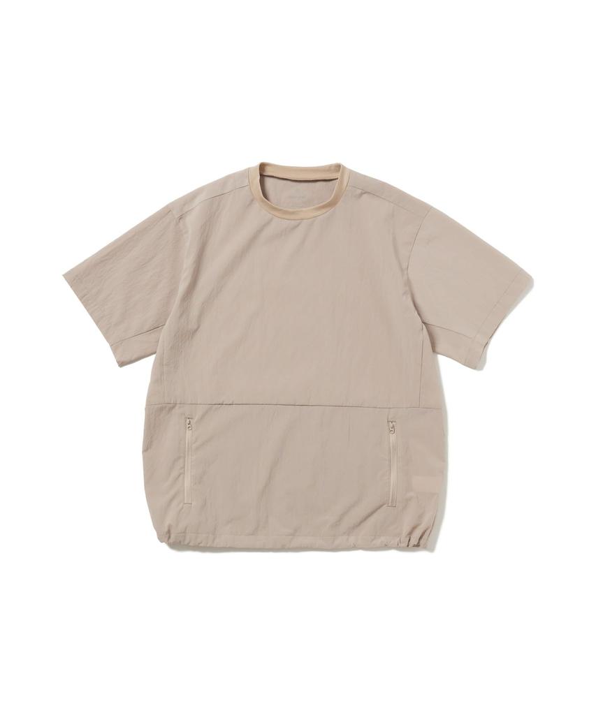Breathable Quick Dry Short Size M [Snow Peak] T-Shirt CS-26SU015 T-shirt, Sleeve, Men's/Women's, GREIGE,