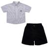 2024 Trendy Cotton Short-Sleeve Embroidered Shirt for Kids
