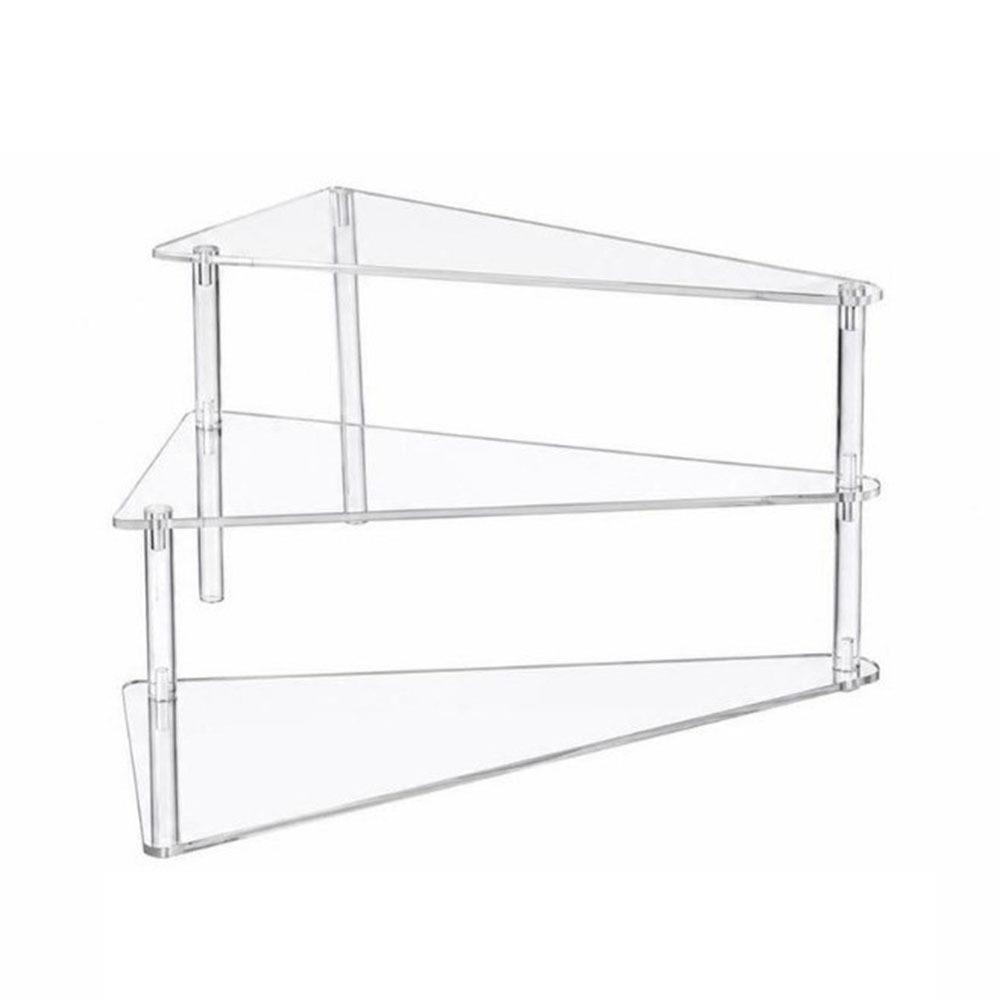 3/4 Tier Cupcake Stand Triangular Base Display Stand Fashion Rack Acrylic Display Stand  Perfume