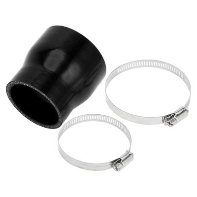 X AUTOHAUX 1 Zestaw Średnica Wewnętrzna 57-70mm/2.24"-2.76" Długość 76mm/2.99" 0 Stopni Prosty Czarny Samochód
