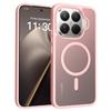 Magnetic Matte Shockproof Case For Xiaomi 17T Pro Magsafe Wireless Charging Hard Acrylic Soft Frame Cover Case for Mi 15T 15TPro