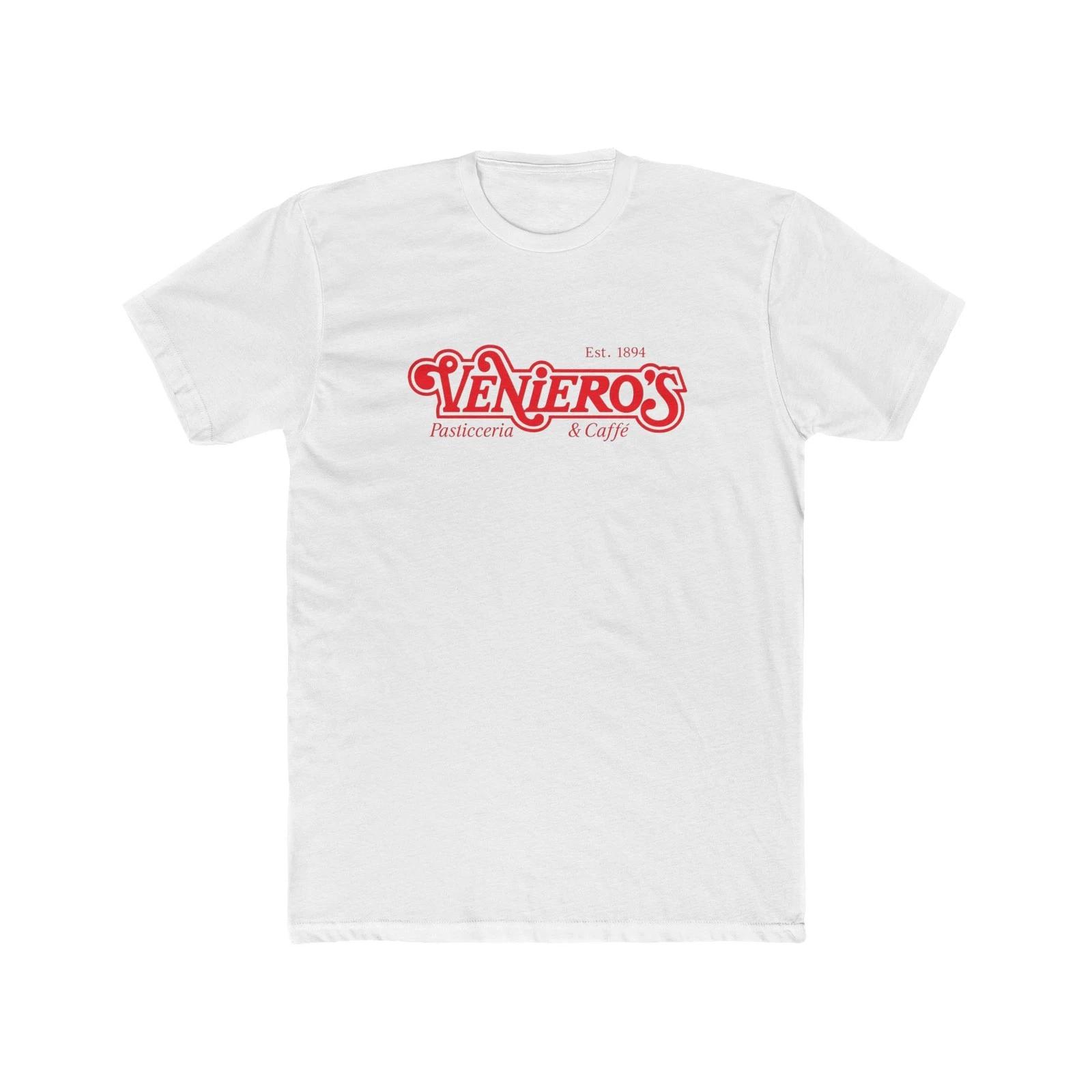 Veniero s East Village Bakery Italian New York City Cotton Crew Tee coffee 3XL