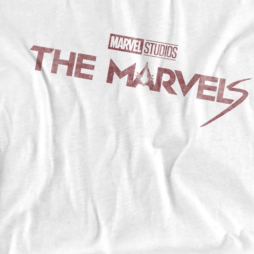 The Marvels Womens/Ladies Distressed Logo T-Shirt