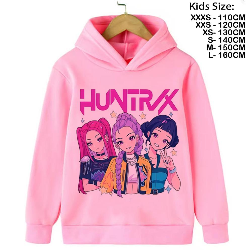 KPop Demon Hunters Hoodies Baby Girl Boy Clothes Fashion Casual Hooded Sweatshirts K-Pop Demon Hunters Pullover Kids