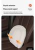 Adjustable Lumbar Support Headrest Cushion for Honda Civic and Mercedes-Maybach - Soft, Perforated Neck Guard.