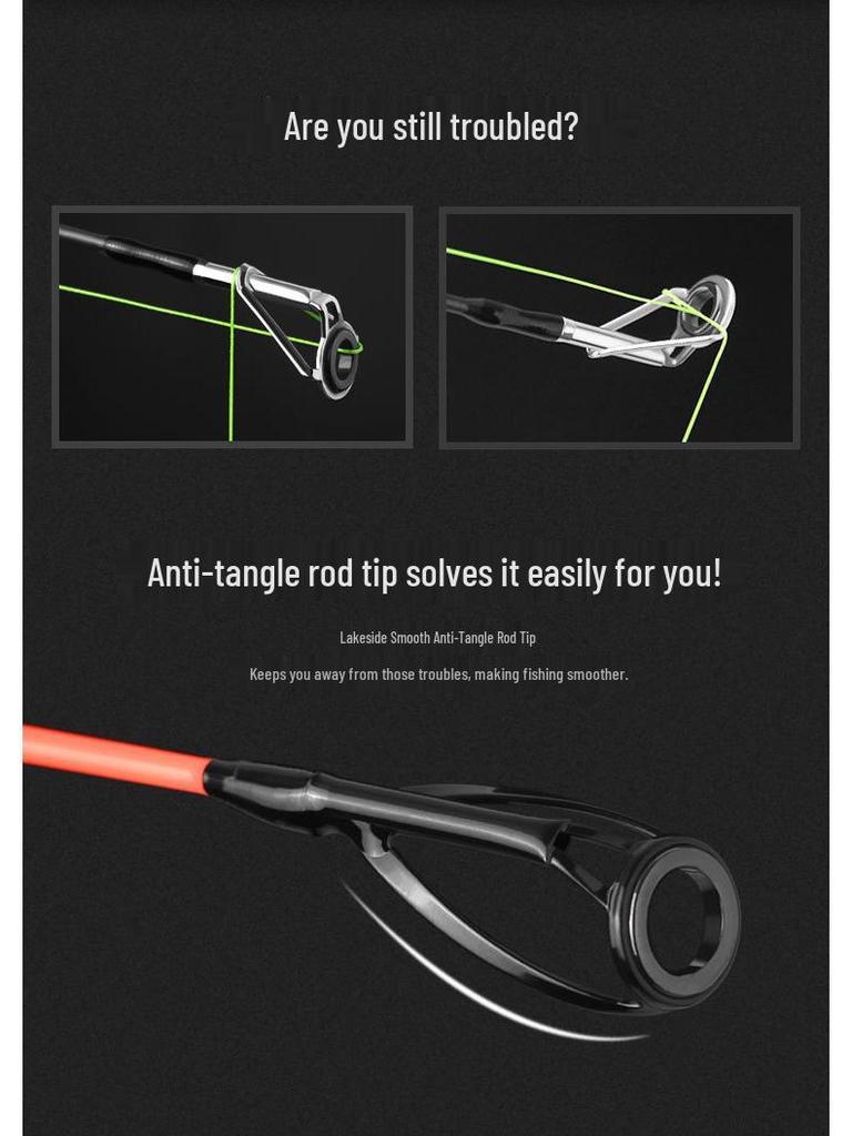 Linhu Carbon Ultra-light Long Cast Fishing Rod Set for Sea, Grass Carp, and Bighead Carp.