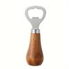 1PC Beer Bottle Opener Home Solid Wood Handle Rose Gold Creative Vertical