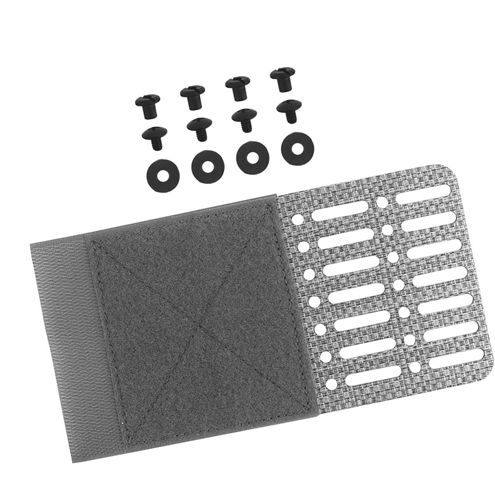 

Tactic Vest Expander Composite Board Bracket Tactic Vest Side Expander Holder Vest Panel Plate Carrier Extension Plate сірий