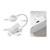 3 Colors Adjustable Reading Light Eye Protection Battery-Powered/USB Charging Book Light Portable Mini Book Night Light Travel
