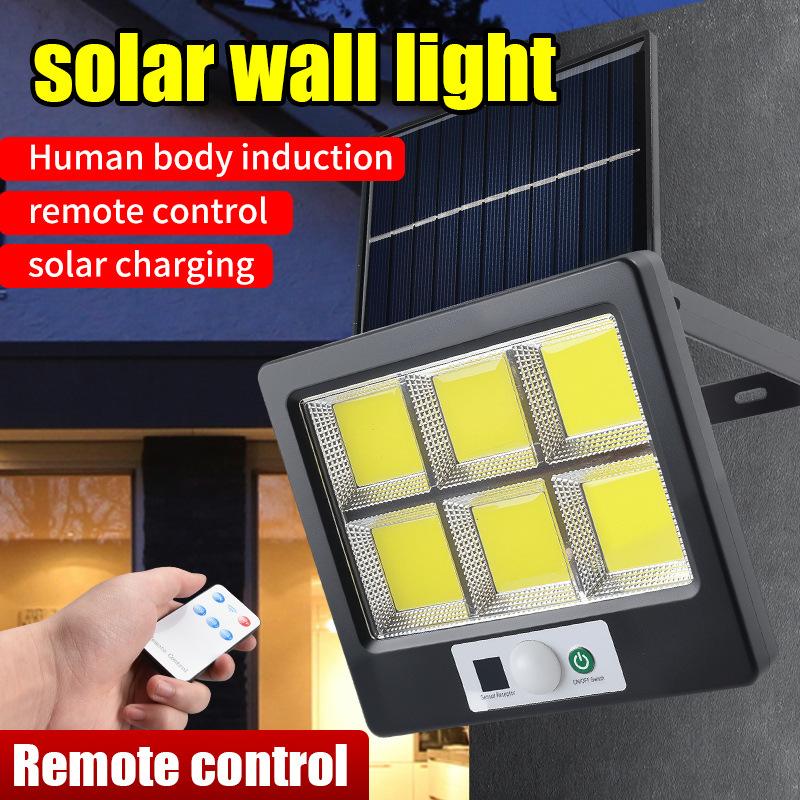 LED Solar Split Wall Lamp Outdoor Waterproof Motion Sensor 3 Mode Solar Light For Garden Security Wall Light