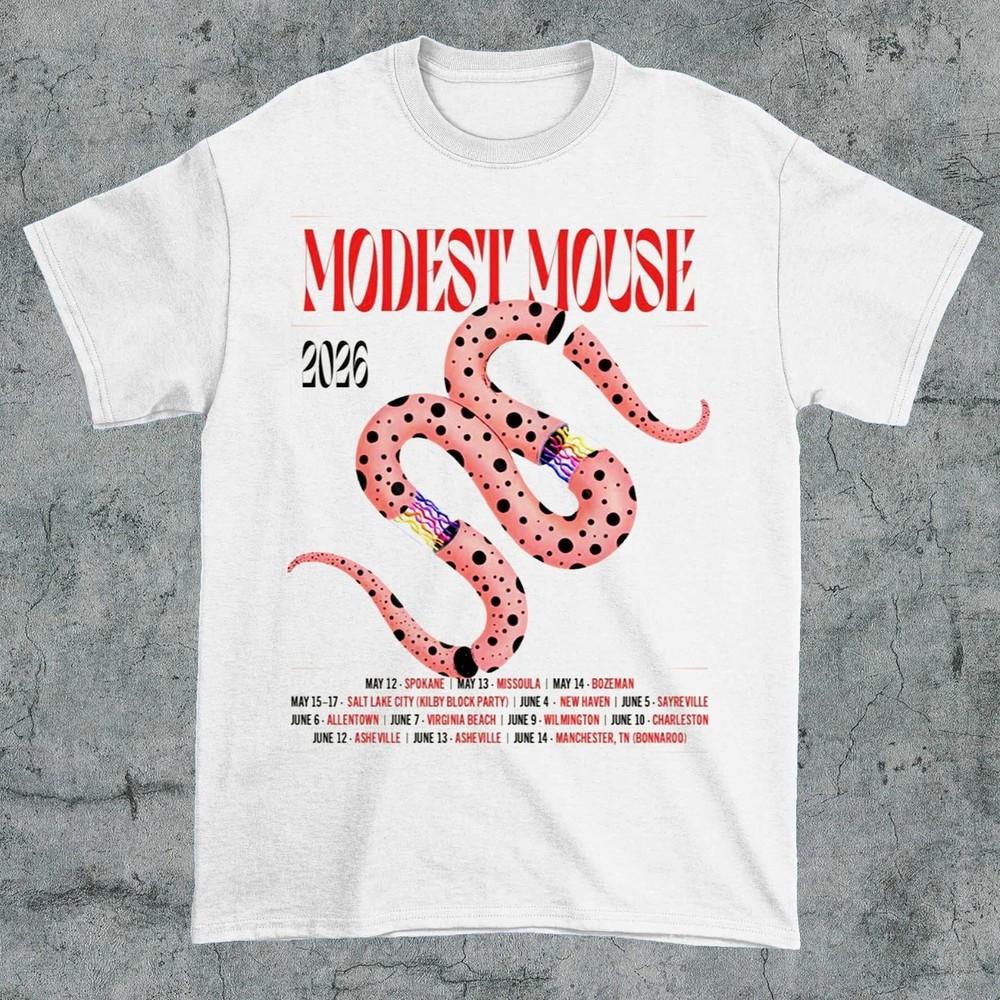 Modest Mouse On Tour 2026 Poster T Shirt Unisex T-Shirt M