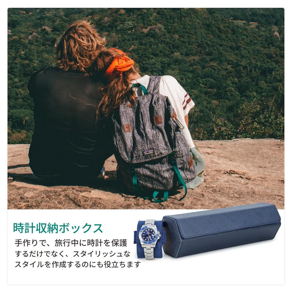 Family Watch Roll for 4 Hexagonal Retro Watch Case Genuine Leather Watch Case Watch Storage Box Luxury Velvet Interior Leather Metal Rubber Watch