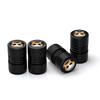 Neutral Cartoon Cat Schrader Valve Stem Caps, Creative Decor Air Nozzle Caps For Car Motorcycle Mountain Road Bicycle