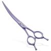 FOGOSP Professional Curved Dog Grooming Scissors for Made with Japanese 440C Safe Trimming Scissors for Dogs and Cats Pets, High-Quality Steel, (7 In,