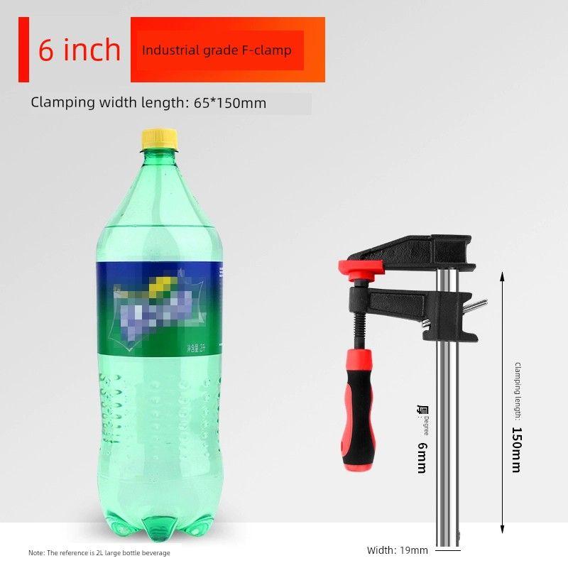 

Green Forest F-Clamp Woodworking Clip Fixing Clip Quick Tool Clamp Holder Panel Clamp Pressing Fixture Clamping Device American 6 inch