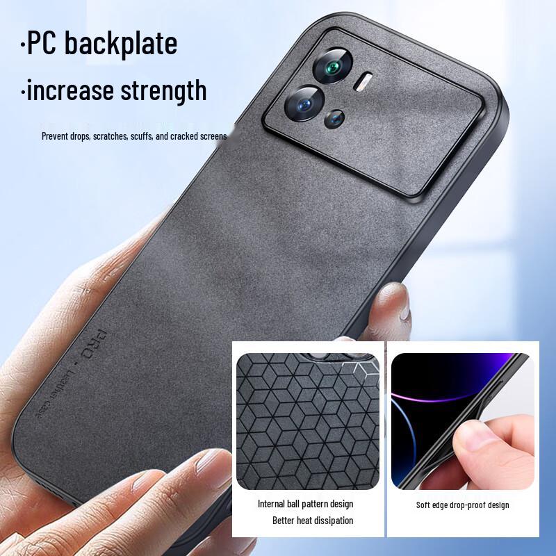 Sungsou iQOO 9 Series Lambskin Full Lens Protection Case