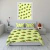 Cute Turtles Pattern Three-Piece Set Soft Comfortable Duvet Cover Bedding Set Included 1*Duvet Cover & 2*Pillowcases gift