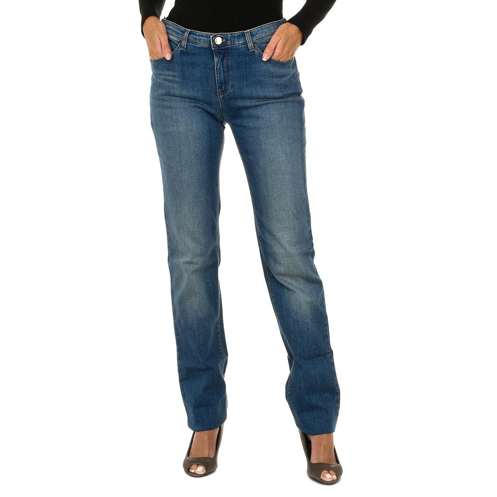 Women's Stretch Denim Long Pants 6X5J85-5D0JZ