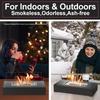 Portable Indoor/Outdoor Tabletop Fireplace: Small Decorative Real Fire Stove