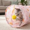 Foldable Pet Play Tunnel Tube for Cats Rabbits Guinea Pigs Interactive Toy