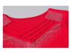2024 Summer Mesh Fashion Cross Hollow Hot Drill Slimming Sun Protection Top for Women