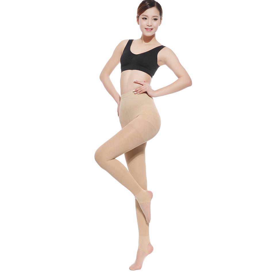 680D Medium-Thick Slimming Compression Leggings for Spring and Autumn - Elastic Beautiful Leg Socks Made in Japan