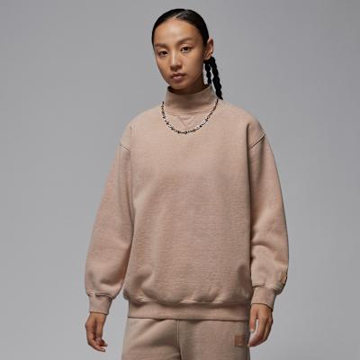 Jordan Sweatshirts Women s Khaki Turtleneck Moderate XS