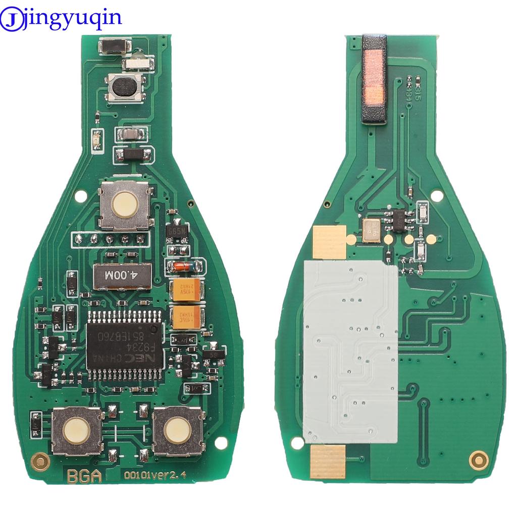 Jingyuqin Smart-Remote-Autoschlüssel für Mercedes Benz Baujahr 2000+, unterstützt Original NEC und BGA 315 MHz oder 433,92 MHz 3