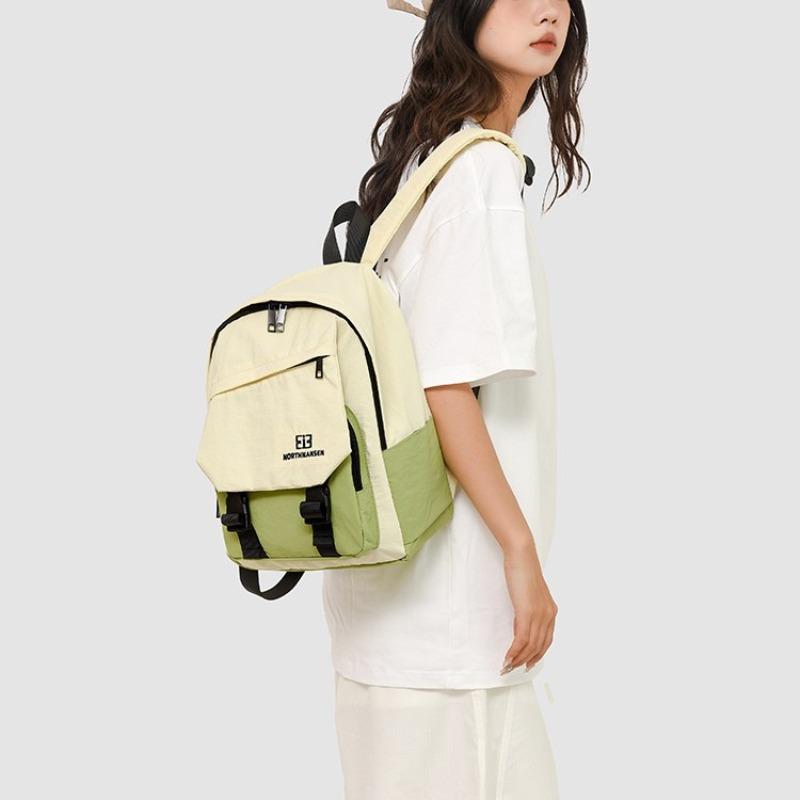 Casual commuter backpack Large capacity computer bag High school student schoolbag College student female waterproof backpack