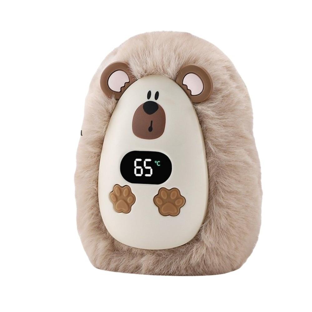 Digital Display Plush Hand Warmer Adjustable 3 Temperature Pocket Heater  Indoor Use